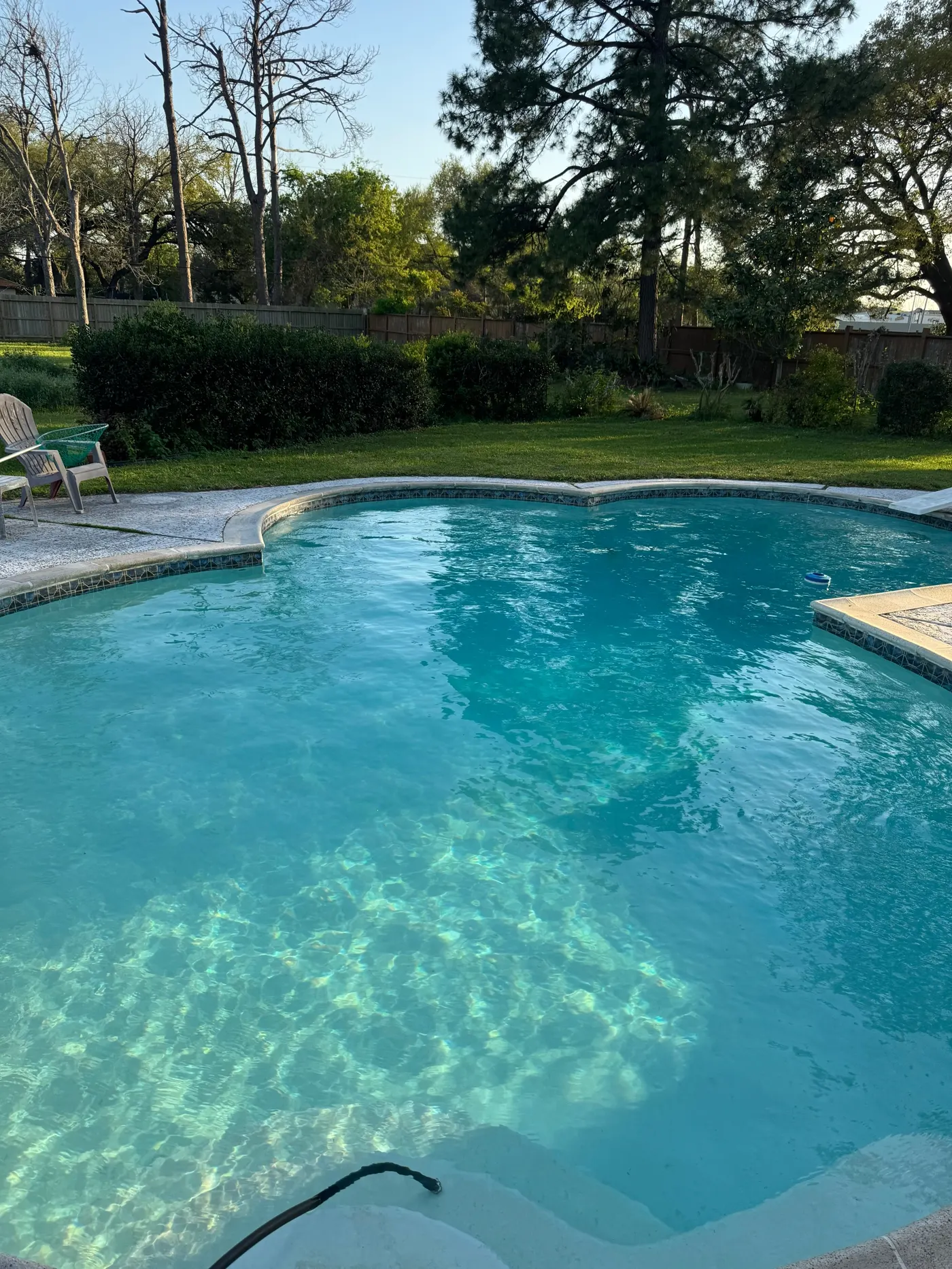 Piscina residencial mantenida por txfreshpool en Houston
